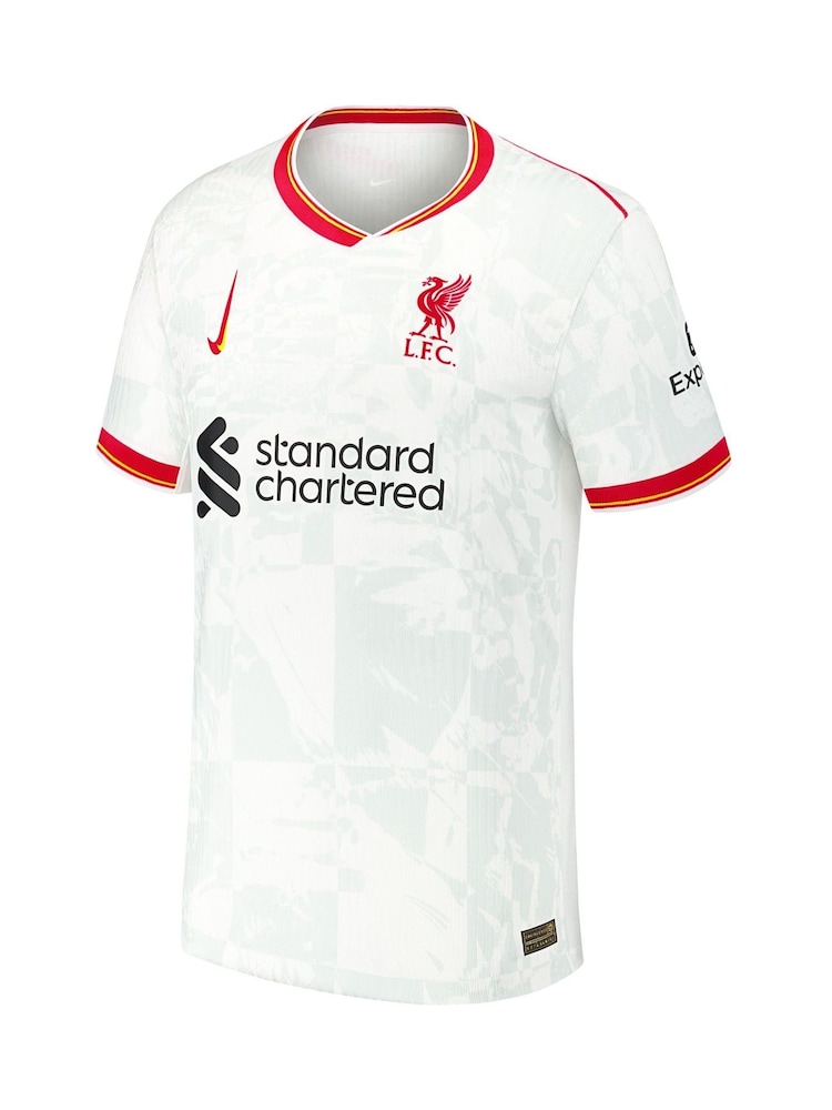 Nike White Dri-FIT Liverpool Third Match Shirt 2024-25 - Image 2 of 3