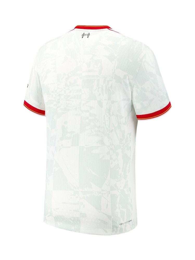 Nike White Dri-FIT Liverpool Third Match Shirt 2024-25 - Image 3 of 3