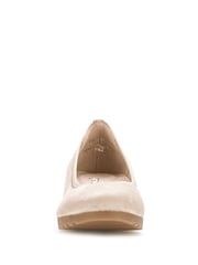 Gabor Epworth Oak Suede White Wedge Shoes - Image 4 of 5