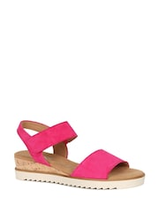 Gabor Pink Raynor Suede Sandals - Image 2 of 5