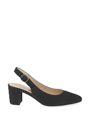 Gabor Black Helmsdale Suede Slingback Sandals - Image 1 of 5