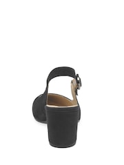Gabor Black Helmsdale Suede Slingback Sandals - Image 4 of 5