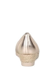 Gabor Natural Epworth Puder Metallic Wedge Shoes - Image 5 of 5