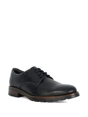 Dune London Black Benjis Derby Shoes - Image 3 of 6