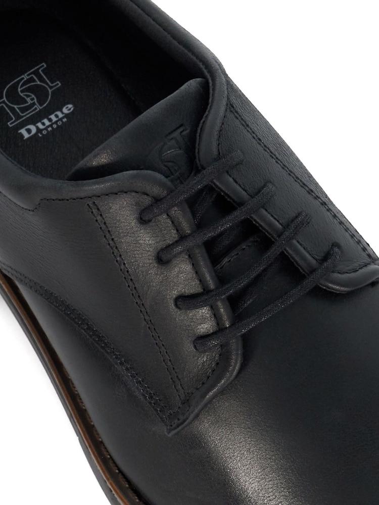 Dune London Black Benjis Derby Shoes - Image 6 of 6