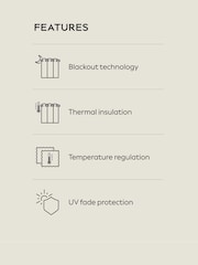 Malambot na Marl Eyelet Curtain - Larawan 7 ng 7