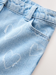 Синий деним - Frayed Edge Denim Shorts (3-16yrs) - Image 3 of 4