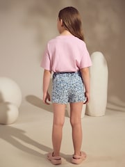 Butterfly Denim Regular Length Frayed Edge Denim Shorts (3-16yrs) - Image 3 of 7