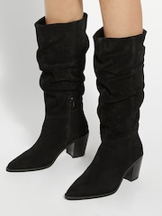 Dune London Black Troubles Calf Boots - Image 1 of 7