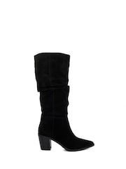 Dune London Black Troubles Calf Boots - Image 2 of 7