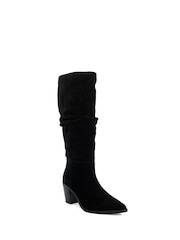 Dune London Black Troubles Calf Boots - Image 3 of 7
