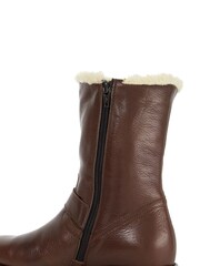 Dune London Brown Pixo Biker Boots - Image 6 of 6
