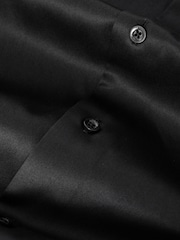 Reiss Black Storm Reg Cotton-Twill Two-Fold Shirt - Image 7 of 7