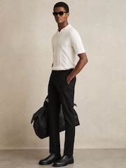 Reiss Black Jagger Leather Rubber Sole Chelsea Boots - Image 2 of 6