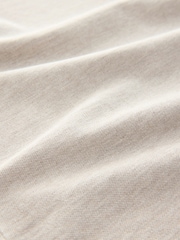 Neutral Marl Slim Fit Short Sleeve Pique Polo Shirt - Image 8 of 8