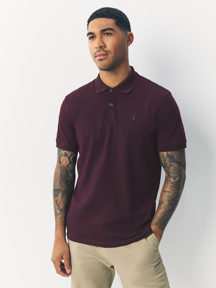 التين الأرجواني - تلبيس ضيق - بيكيه بكم قصير من Charles Tyrwhitt - صورة 1 من 7 التين الأرجواني - تلبيس ضيق - بيكيه بكم قصير من Charles Tyrwhitt - صورة 1 من 7