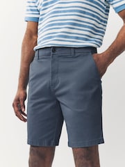 Black/Vintage Blue/ White/ Mushroom Slim Fit Stretch Chino Shorts 4 Pack - Image 2 of 13