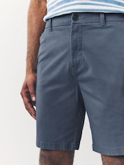 Black/Vintage Blue/ White/ Mushroom Slim Fit Stretch Chino Shorts 4 Pack - Image 5 of 13