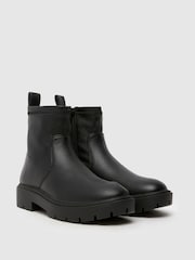 Schuh City Black Socks Boots - Image 2 of 4