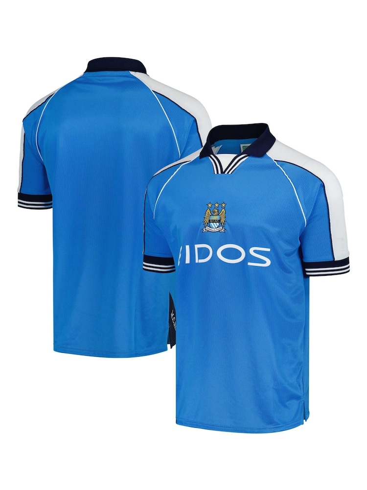 Fanatics Blue Manchester City 2000 Home Shirt - Image 1 of 3 Fanatics Blue Manchester City 2000 Home Shirt - Image 1 of 3