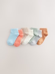 Blue/Neutral Trainers Socks 7 PK - Image 1 of 3