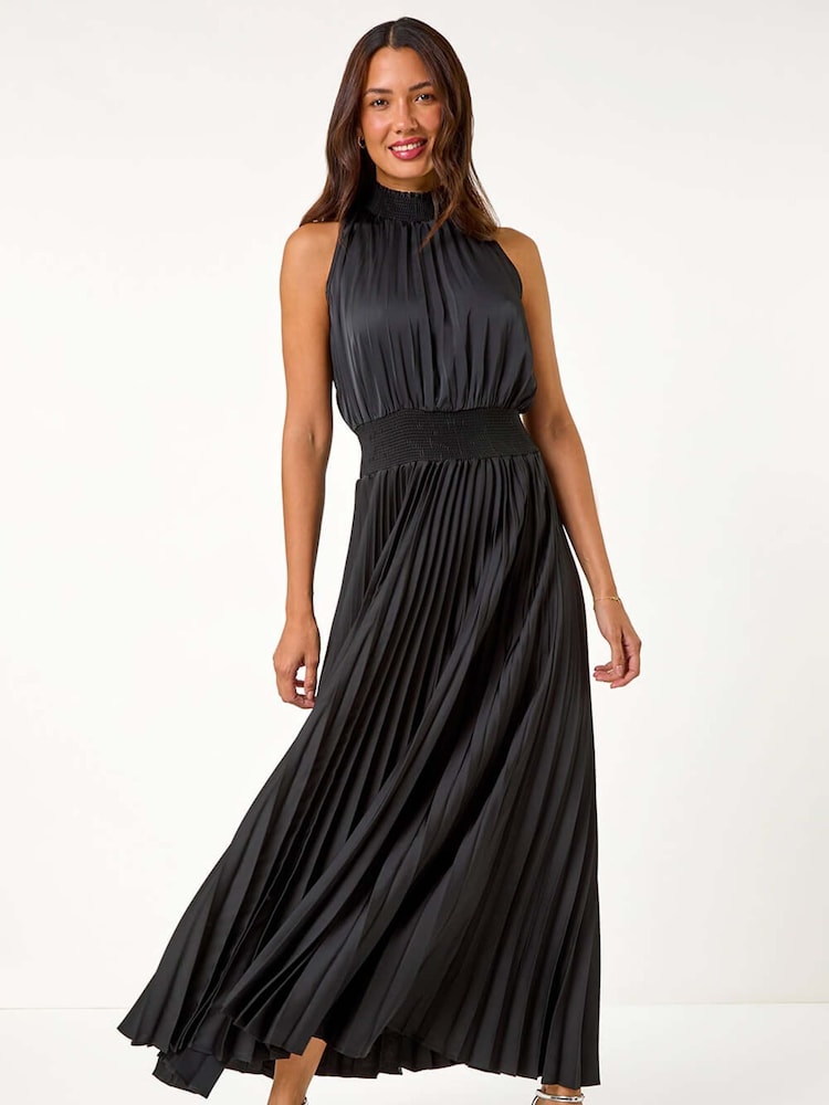 Rochie Roman plisată și încrețită cu prindere după gât - Imaginea 2 din 5 Rochie Roman plisată și încrețită cu prindere după gât - Imaginea 2 din 5