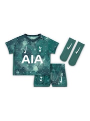 Nike Green Infants Tottenham Hotspur Third Stadium Mini Kit 2024-25 - Image 1 of 1