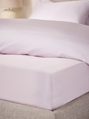 Lilac Purple Collection Luxe 400 Thread Count 100% Egyptian Deep Fitted Cotton Sateen Sheet - Image 1 of 2