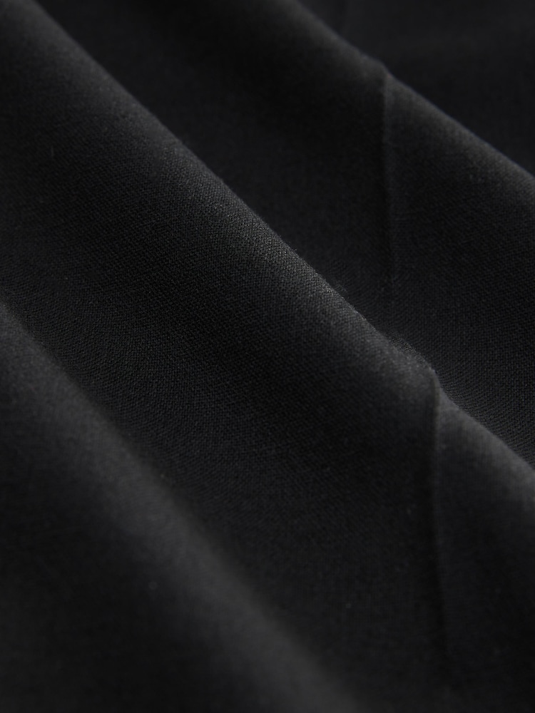 Black Tailored Bootcut Trousers with Wool - Image 3 of 3