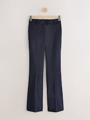 Navy Tailored Bootcut Trousers with Wool - Image 1 of 3