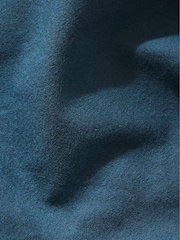Teal Blue Brushed Supersoft Cotton Duvet Cover And Pillowcase Set - Image 5 of 5