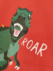 Joules Boys' Ben Orange Short Sleeve T-Shirt - Image 5 of 5