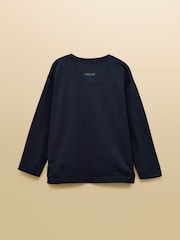 Joules Boys' Jack Navy Applique Long Sleeve Top - Image 2 of 4