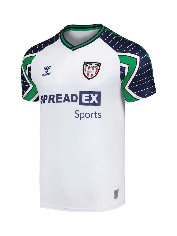 Hummel White Sunderland Away Shirt 2024-25 - Image 2 of 3