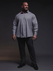 BadRhino Big & Tall Blue Formal Shirt - Image 6 of 7