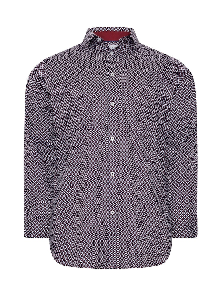 BadRhino Big & Tall Blue Formal Shirt - Image 7 of 7
