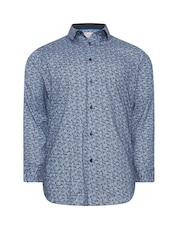 BadRhino Big & Tall Aqua Blue Formal Shirt - Image 5 of 6