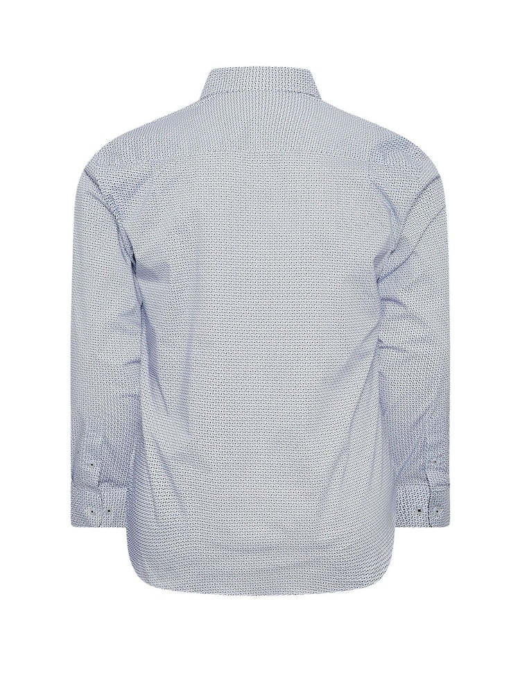 BadRhino Big & Tall Berry Blue Formal Shirt - Image 5 of 5