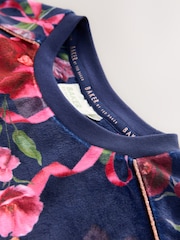 Baker by Ted Baker Floral Fleece Pyjamas Set 2 Piece - Image 10 of 11