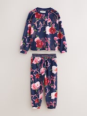 Baker by Ted Baker Floral Fleece Pyjamas Set 2 Piece - Image 7 of 11