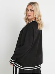 Yours Curve Black Les Archives Sweatshirt - Image 3 of 5
