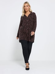 Yours Curve Natural Long Sleeve Shirt - Image 2 of 5
