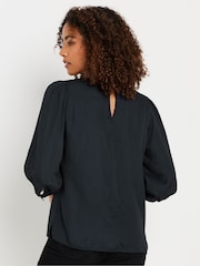 M&Co Black Bead Neckline Blouse - Image 3 of 5