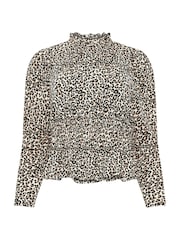 M&Co Shirred Waist Peplum Top - Imagen 5 de 5