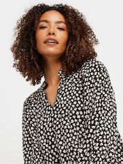 M&Co Black Notch Neck Blouse - Image 2 of 5