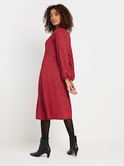 M&Co Red Empire Line Dress - Image 3 of 5