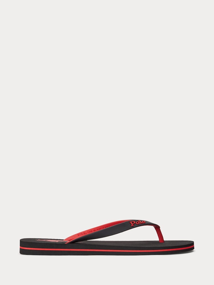 Polo Ralph Lauren Black Bolt Logo Sandals - Image 1 of 4
