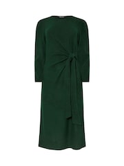 M&Co Green Side Tie Midi Dress - Image 5 of 5