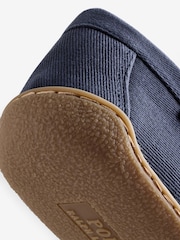 Polo Ralph Lauren Blue Brenan Pony Player Dress Suede Slippers - Image 4 of 4