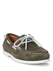 Polo Ralph Lauren Brown Brown Merton Suede Boat Shoes - Image 2 of 4